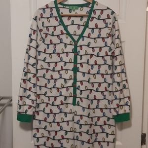 Large Christmas Lights Onesie